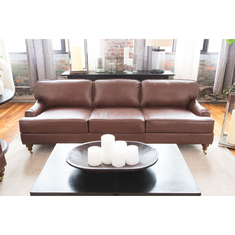 Athens Leather Sofa Birch Lane